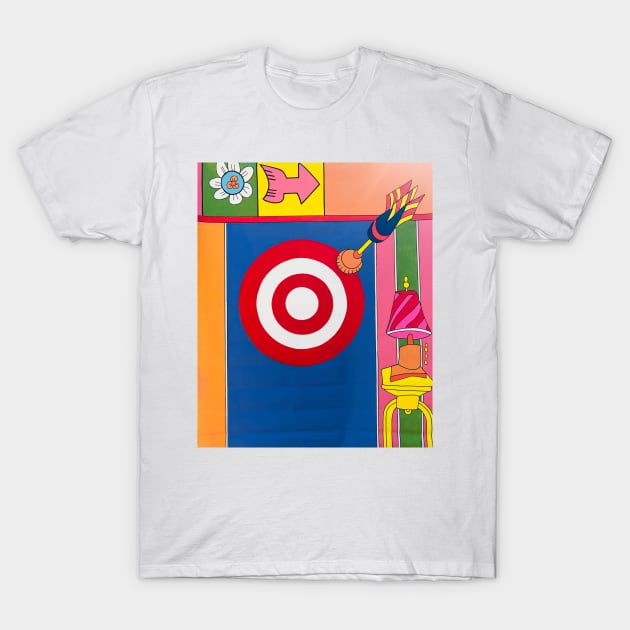 Target Cartoon T-Shirt by Ideacircus